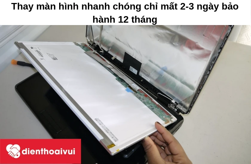 thay m&agrave;n h&igrave;nh laptop Dell Inspiron 4110/4050 với bảo h&agrave;nh l&acirc;u d&agrave;i
