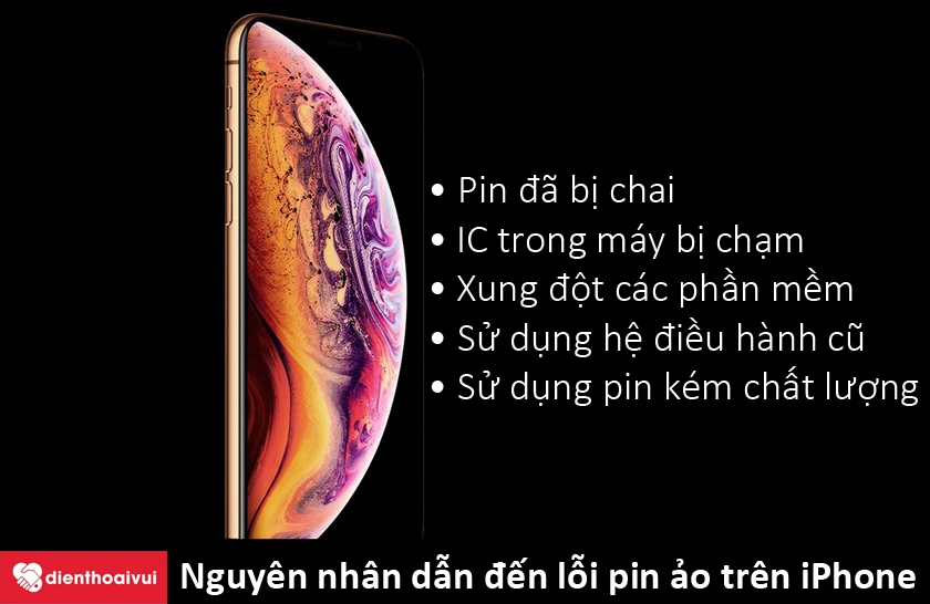 Nguyên nhân dẫn đến lỗi pin ảo trên điện thoại