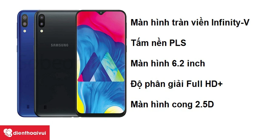 M&agrave;n h&igrave;nh HD+, tấm nền PLS hiện đại c&ugrave;ng c&ocirc;ng nghệ tiết kiệm pin