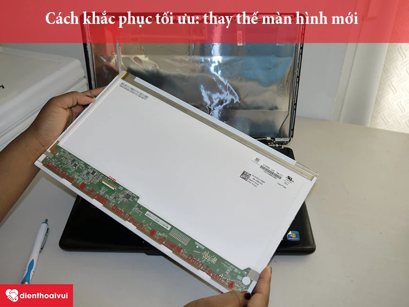 C&aacute;ch khắc phục m&agrave;n h&igrave;nh laptop Dell Inspiron bị đốm mờ