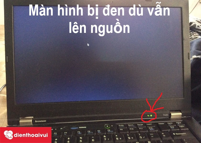 Lỗi m&agrave;n h&igrave;nh laptop tối đen