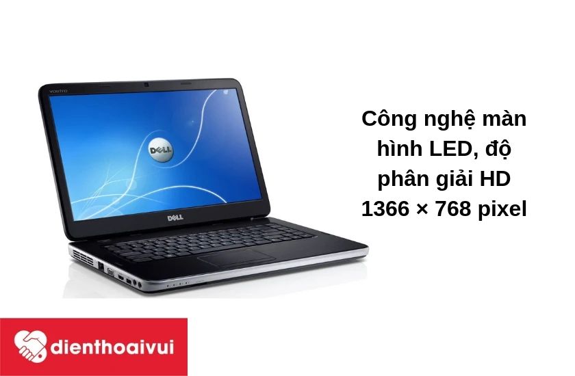  laptop Dell Vostro 1450 được thiết kế với m&agrave;n h&igrave;nh c&oacute; k&iacute;ch thước 14 inch