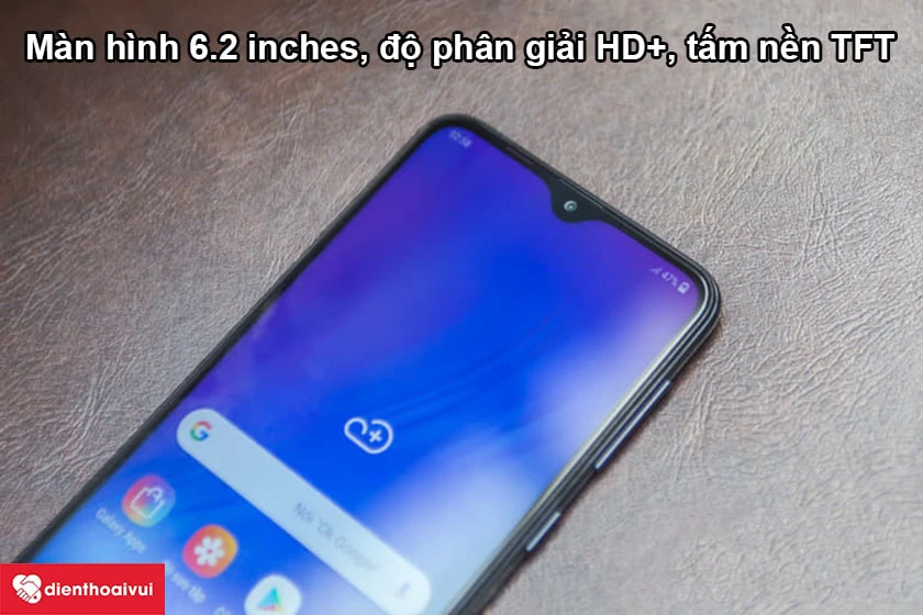 Samsung Galaxy M10 &ndash; M&agrave;n h&igrave;nh 6.2 inches, độ ph&acirc;n giải HD+, tấm nền TFT