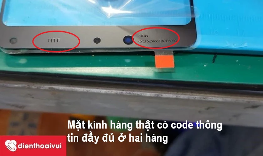 Mặt k&iacute;nh thật c&oacute; m&atilde; code v&agrave; th&ocirc;ng tin đầy đủ