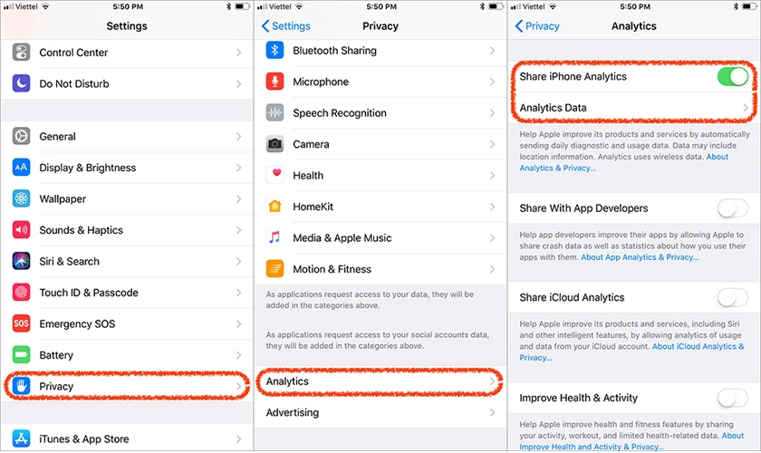 kiểm tra dung lượng pin iPhone 