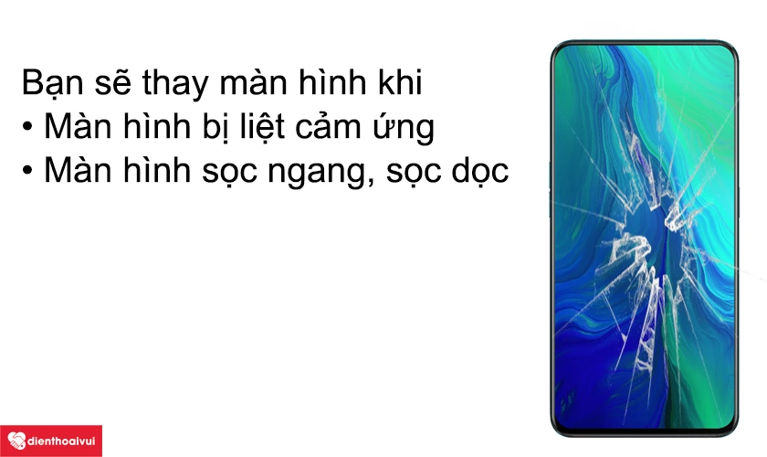 Dấu hiệu cần thay m&agrave;n h&igrave;nh