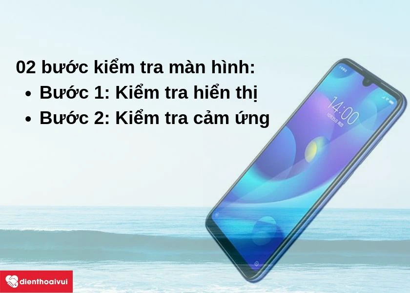 Các bước kiểm tra màn hình sau khi thay mới