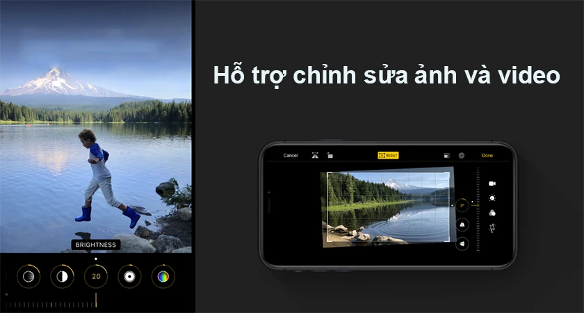 Hỗ trợ chỉnh sửa ảnh và video