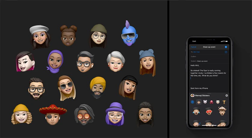 Memoji và tin nhắn