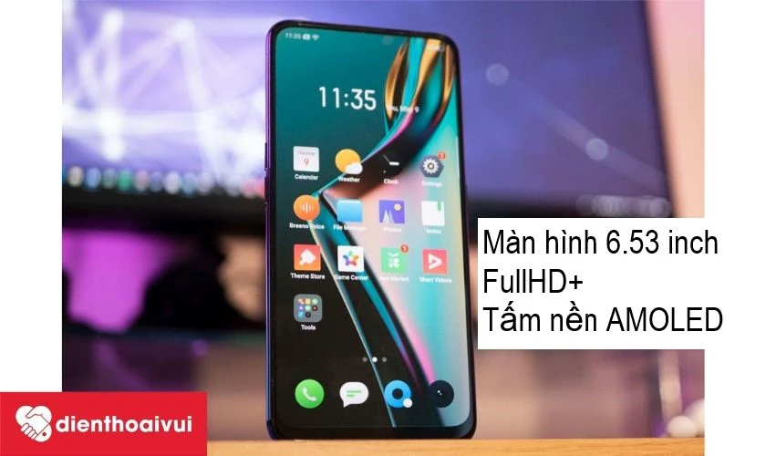 RRealme X - màn hình AMOLED 6.53 inch