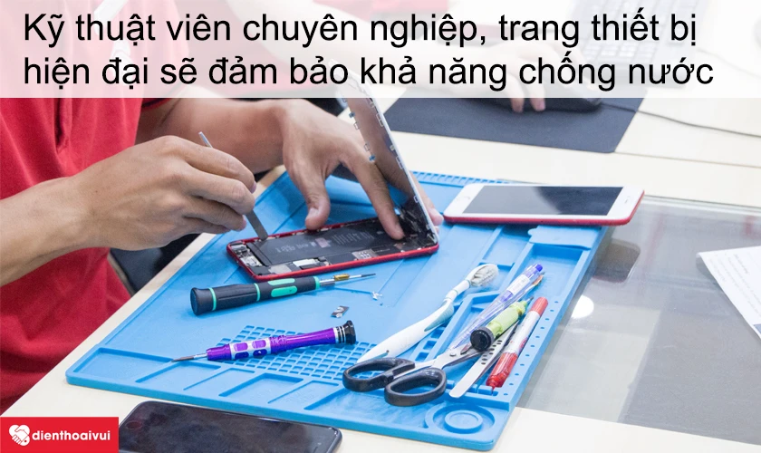 thay pin iphone 7 có mất chống nước hay không
