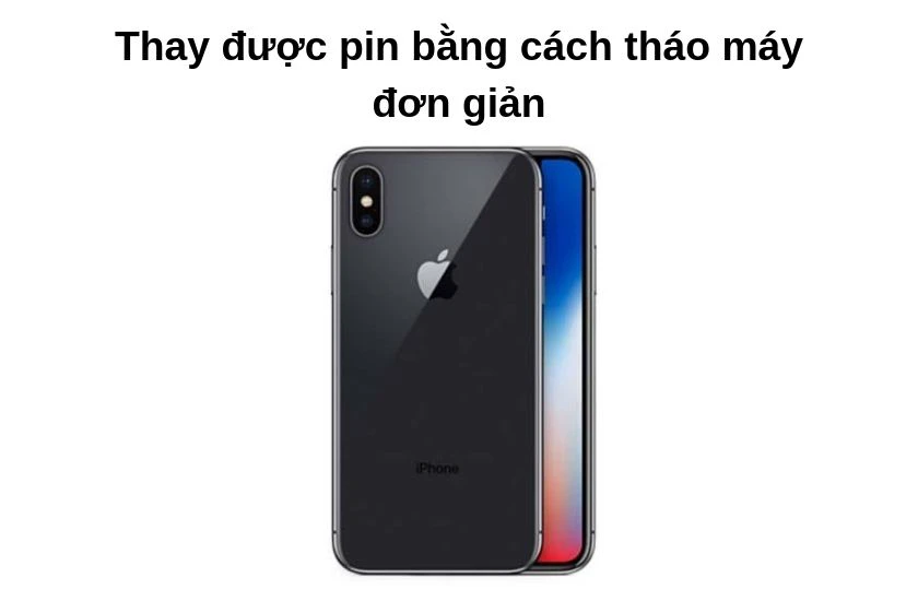 hướng dẫn c&aacute;ch thay pin iphone X đơn giản, uy t&iacute;n