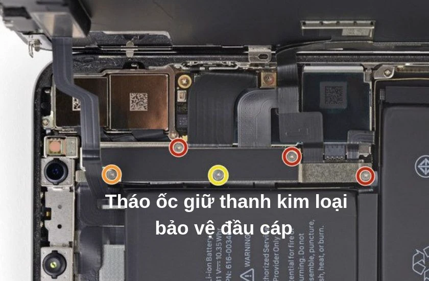 hướng dẫn c&aacute;ch thay pin iphone X