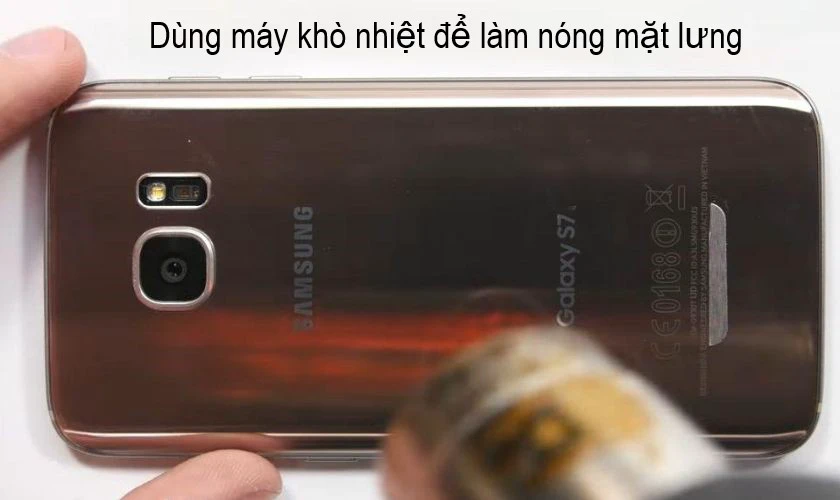 hướng dẫn cách thay pin, tháo pin, mở pin điện thoại samsung galaxy s7