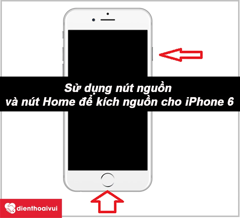 khắc phục điện thoại iphone 6 bị sập nguồn bật kh&ocirc;ng l&ecirc;n