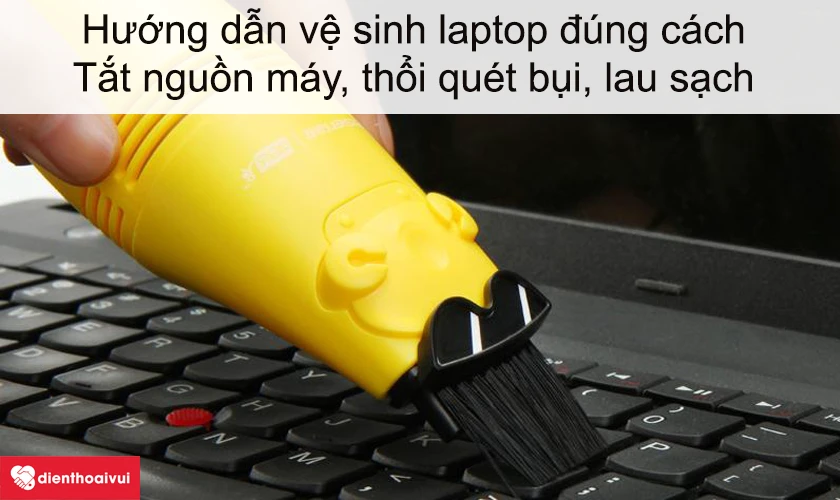 Hướng dẫn vệ sinh b&agrave;n ph&iacute;m laptop Lenovo Y410 đ&uacute;ng c&aacute;ch