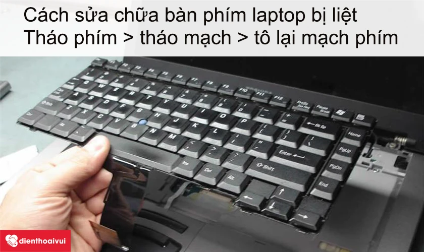 Cách thay thế tạm thời khi bàn phím hỏng