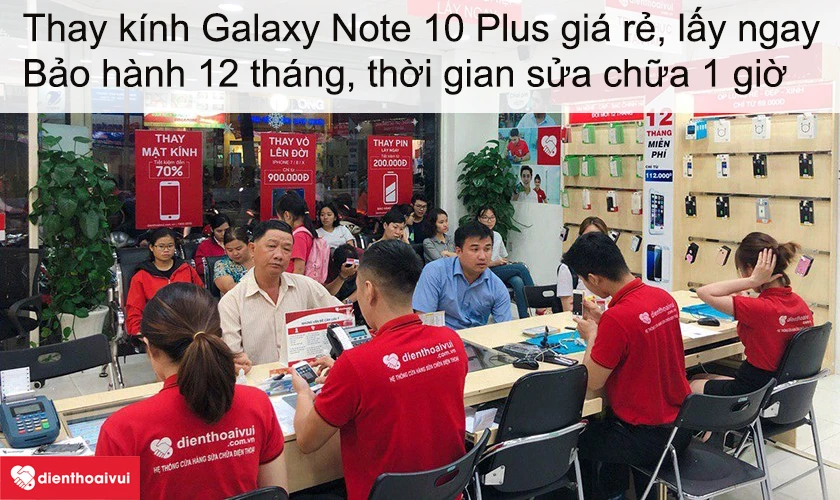 Thay k&iacute;nh Samsung Galaxy Note 10 Plus