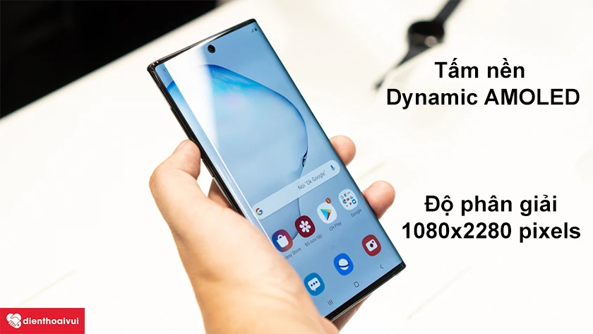 M&agrave;n h&igrave;nh Samsung Galaxy Note 10 6.3 inch ấn tượng