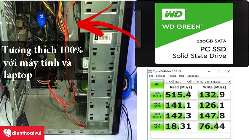 đảm bảo tương th&iacute;ch với m&aacute;y t&iacute;nh v&agrave; laptop