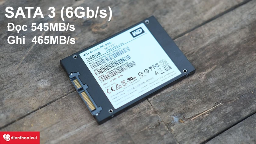 Hiệu suất cao với tốc độ đọc 545MB/s v&agrave; ghi l&ecirc;n đến 465MB/s