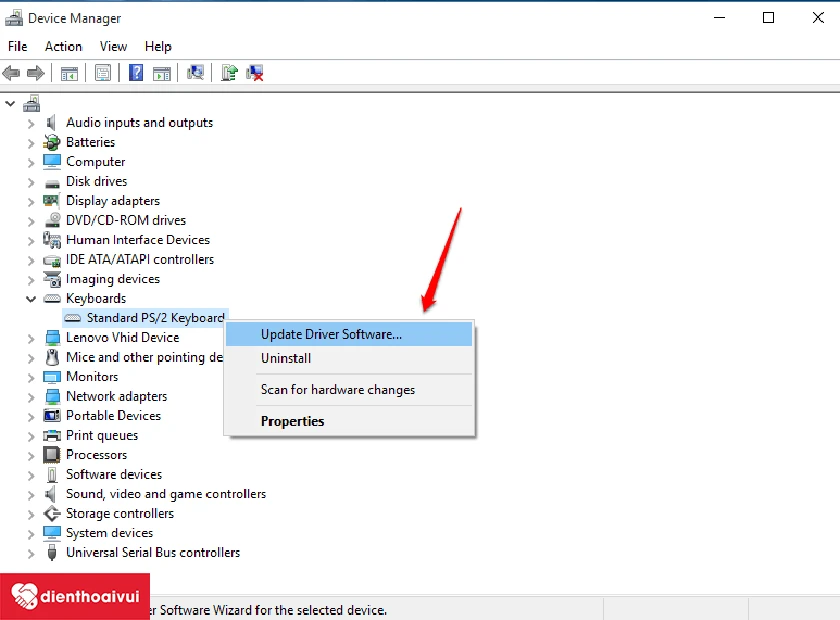 Update Driver Software