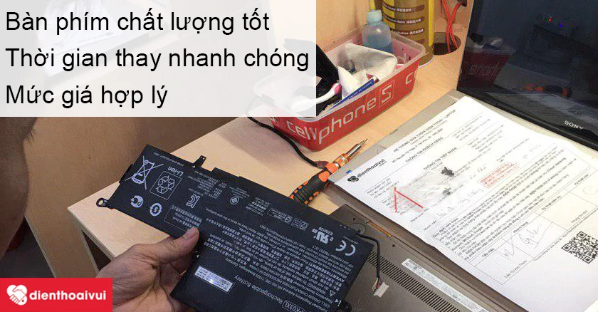 Dịch vụ thay bàn phím Dell Vostro chính hãng, giá rẻ nhất