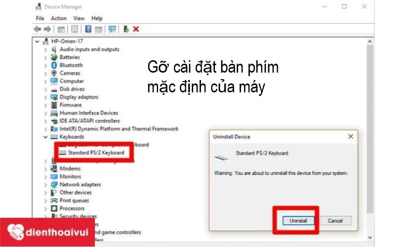 Bạn truy cập v&agrave;o mục Device Manager
