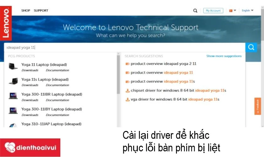Một số c&aacute;ch khắc phục t&igrave;nh trạng b&agrave;n ph&iacute;m laptop Lenovo bị liệt