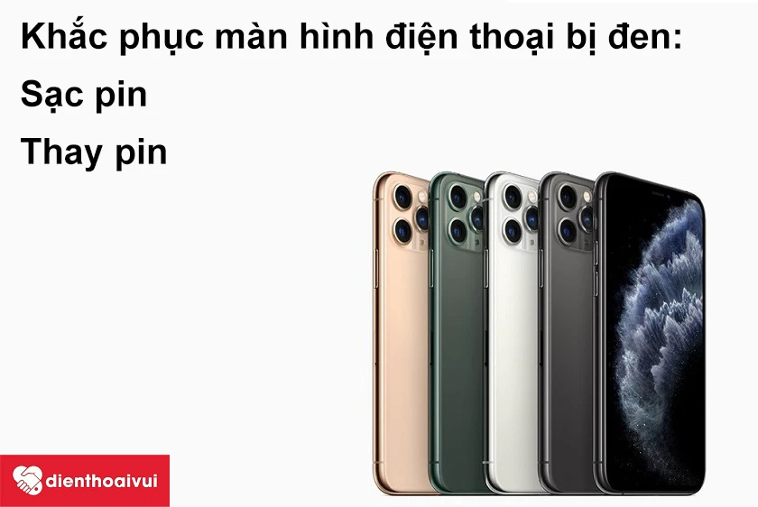 Khắc phục m&agrave;n h&igrave;nh điện thoại iPhone 11 Pro bị đen