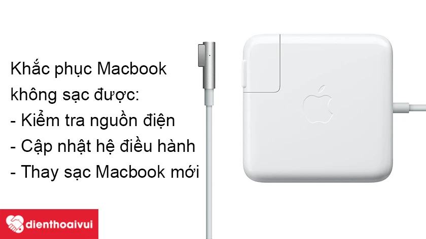Macbook kh&ocirc;ng sạc được pin, sạc chậm th&igrave; n&ecirc;n l&agrave;m g&igrave;?