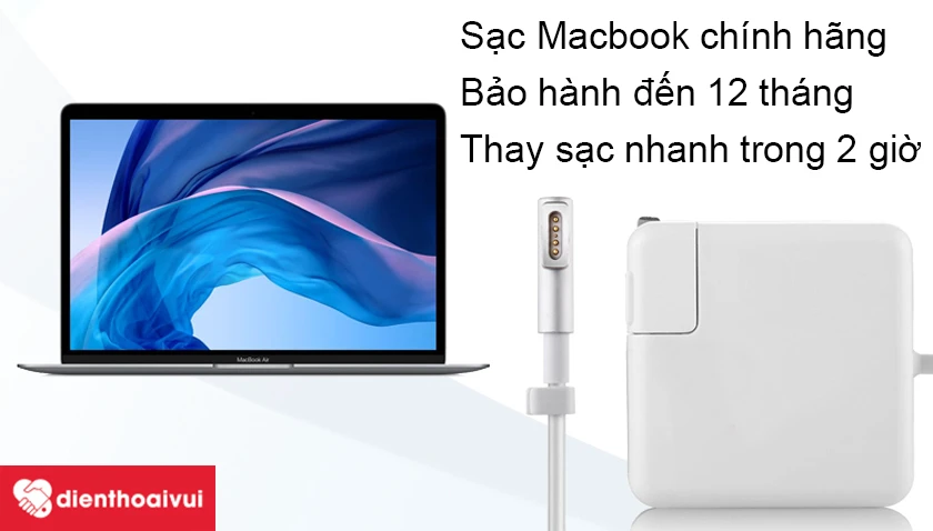 Sạc Macbook 45W 2010 &ndash; Đầu cắm chữ L chất lượng cao, gi&aacute; tốt nhất tại Điện Thoại Vui