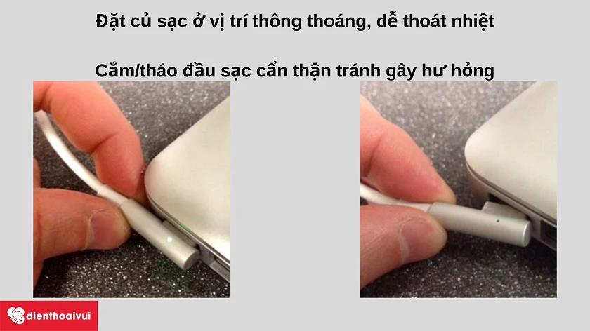 M&ocirc;̣t s&ocirc;́ lưu ý đ&ocirc;́i với đ&acirc;̀u sạc & củ sạc MagSafe trong quá trình sử dụng