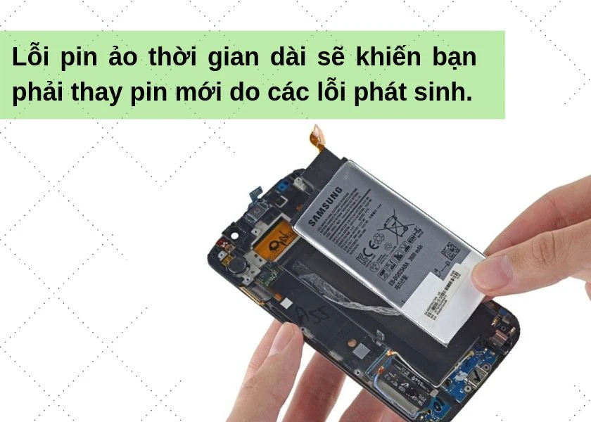 lỗi pin ảo trên điện thoại samsung, android có cần phải thay pin
