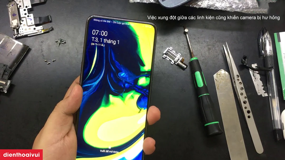 Xung đột giữa c&aacute;c linh kiện khiến camera hư hỏng