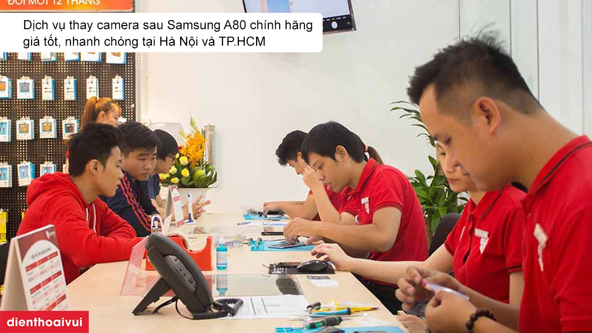 Thay camera sau Samsung Galaxy A80 gi&aacute; rẻ, ch&iacute;nh h&atilde;ng, uy t&iacute;n tại TP.HCM v&agrave; H&agrave; Nội