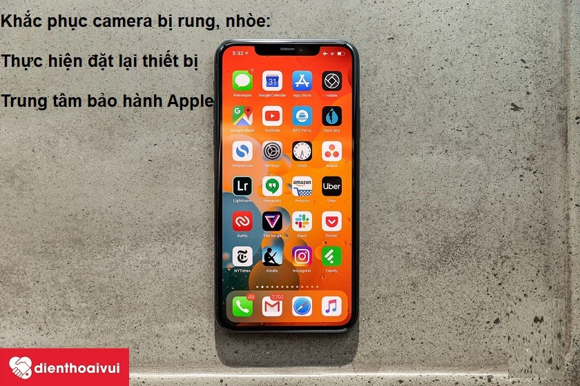 Camera bị rung, nhòe và cách khắc phục