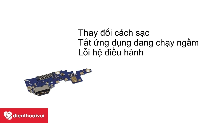 Thay đổi c&aacute;ch sạc
