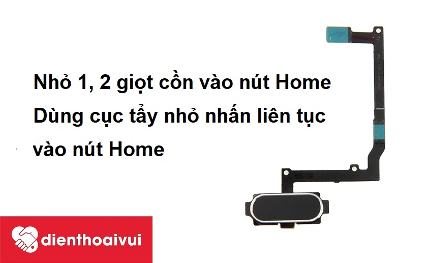 Vệ sinh n&uacute;t home điện thoại Samsung Galaxy A7 2016