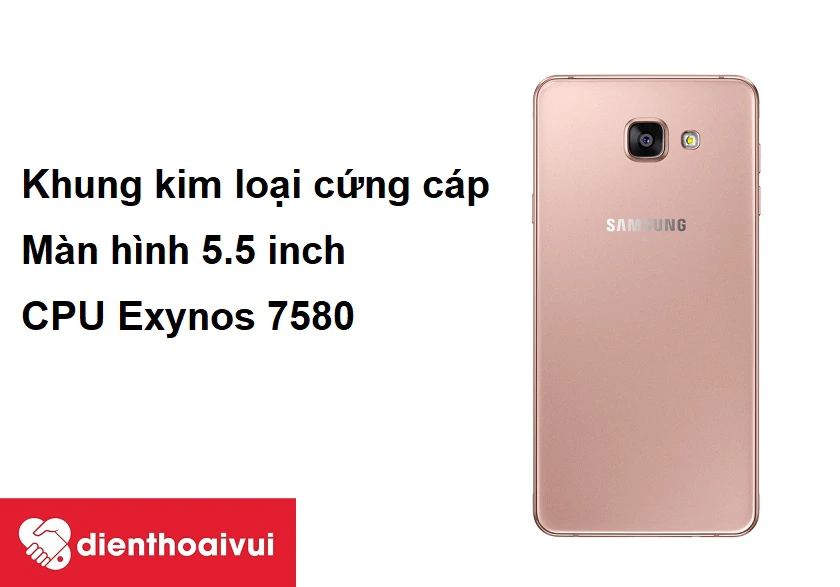 Khung kim loại cứng c&aacute;p, m&agrave;n h&igrave;nh 5.5 inch sắc n&eacute;t