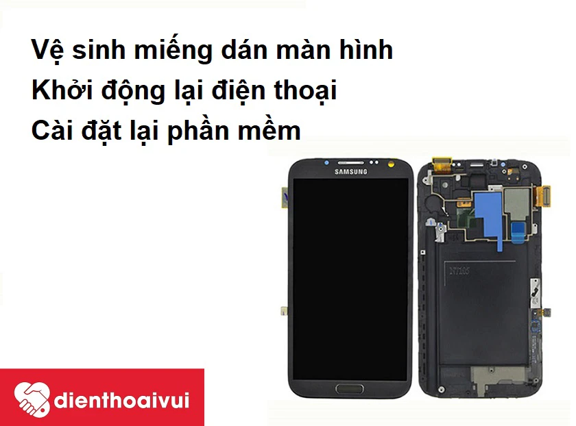 Khắc phục màn hình điện thoại bị nhòe màu