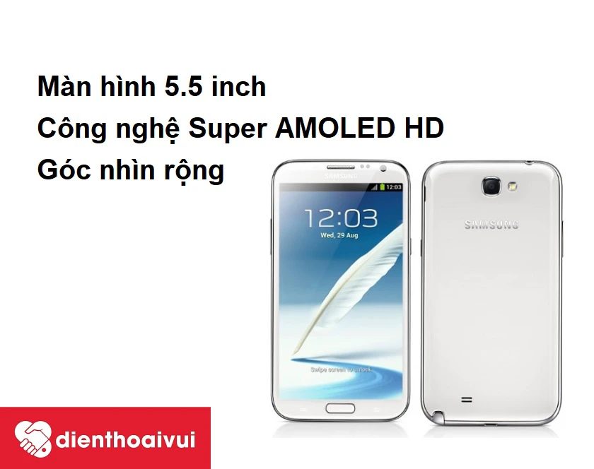 Màn hình 5.5 inch, công nghệ Super AMOLED HD cho hình ảnh sắc nét