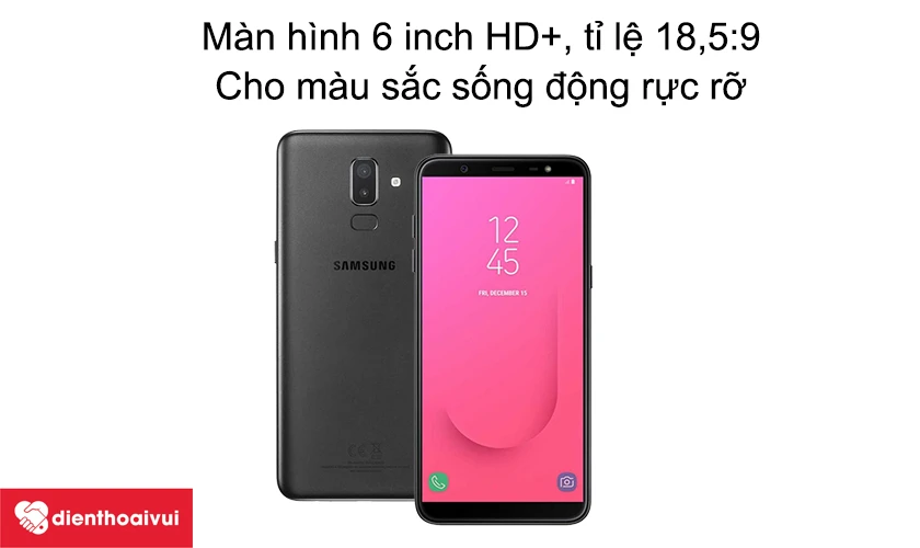 M&agrave;n h&igrave;nh 6 inch HD+, tỉ lệ 18,5:9 cho m&agrave;u sắc sống động rực rỡ