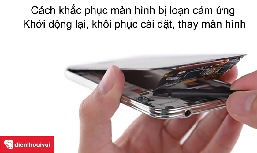 M&agrave;n h&igrave;nh bị loạn cảm ứng v&agrave; c&aacute;ch khắc phục