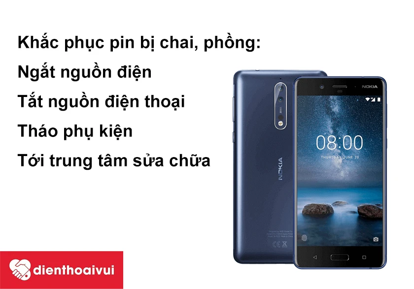 Khắc phục điện thoại bị chai pin, phồng pin