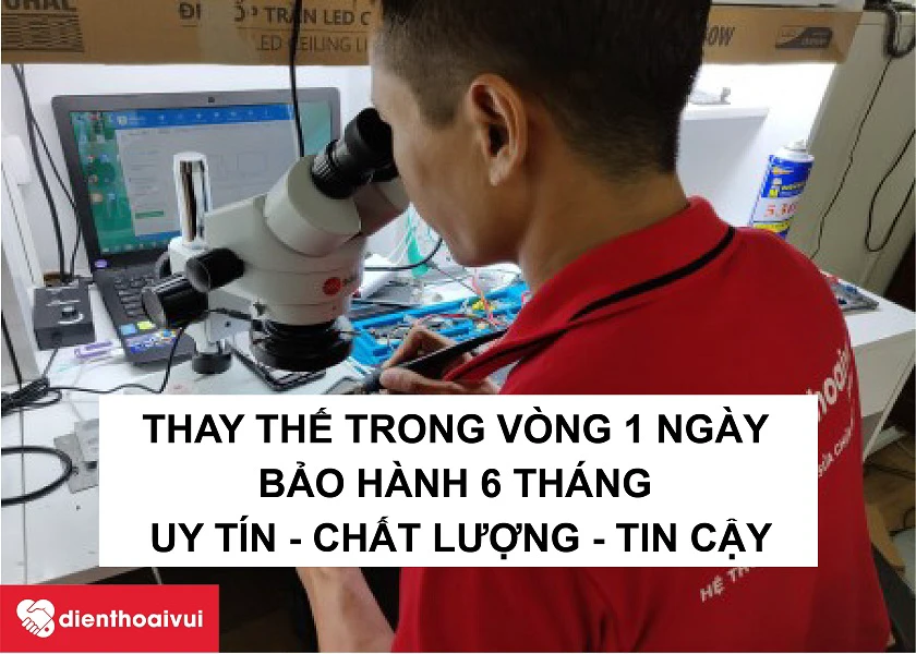 Dịch vụ thay camera trước Samsung Galaxy A50s bảo h&agrave;nh d&agrave;i tại Điện Thoại Vui