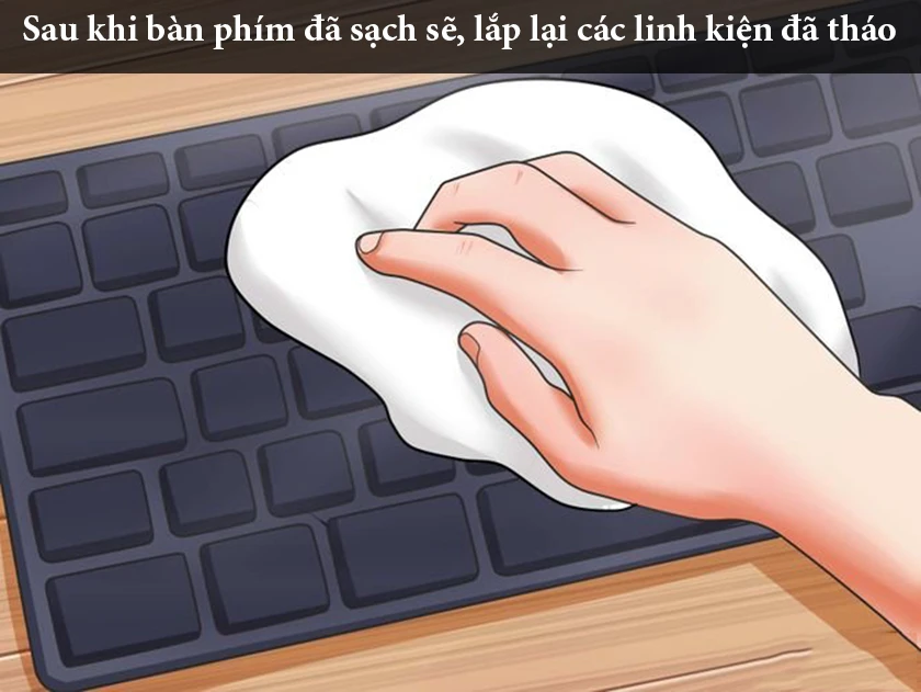 vệ sinh bàn phím
