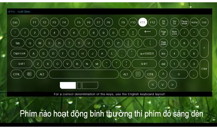 Test lỗi b&agrave;n ph&iacute;m laptop dell bằng phần mềm en.key-test.ru