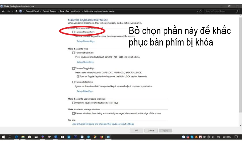 Hướng dẫn c&aacute;ch sửa c&aacute;c lỗi b&agrave;n ph&iacute;m laptop Dell - b&agrave;n ph&iacute;m dell bị kh&oacute;a