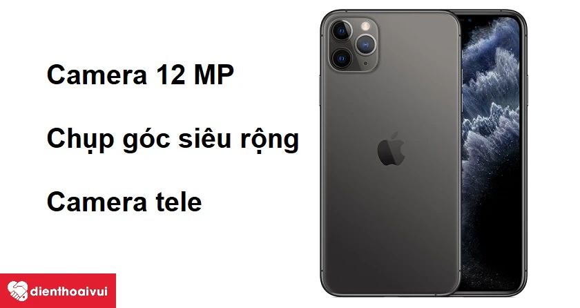 Cụm camera sau 12MP v&agrave; khả năng chụp ảnh g&oacute;c si&ecirc;u rộng, zoom quang học